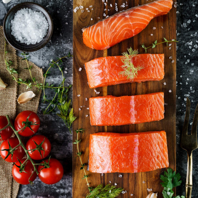Food photographer Singapore phoon huat raw salmon
